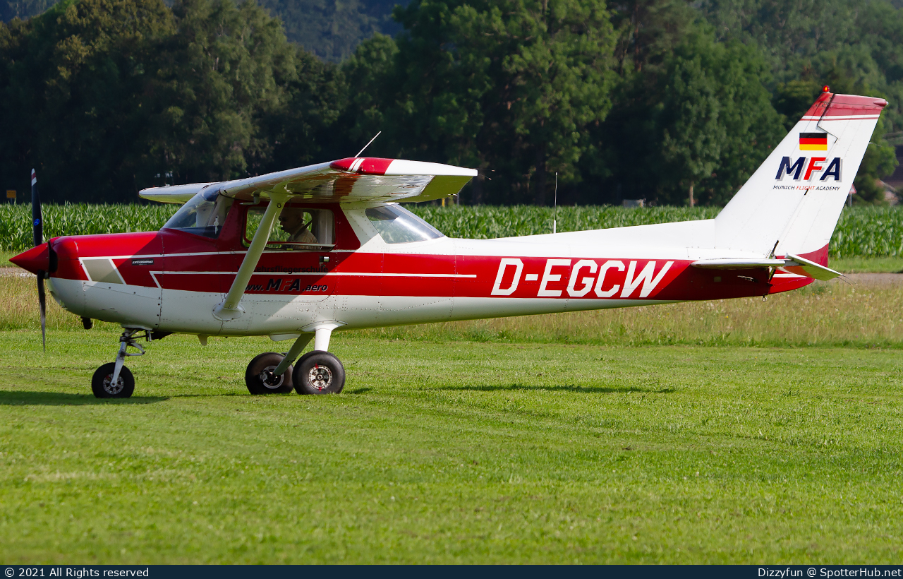 Photo of D-EGCW - Reims-Cessna F152 operated by MFA Munich Flight Academy