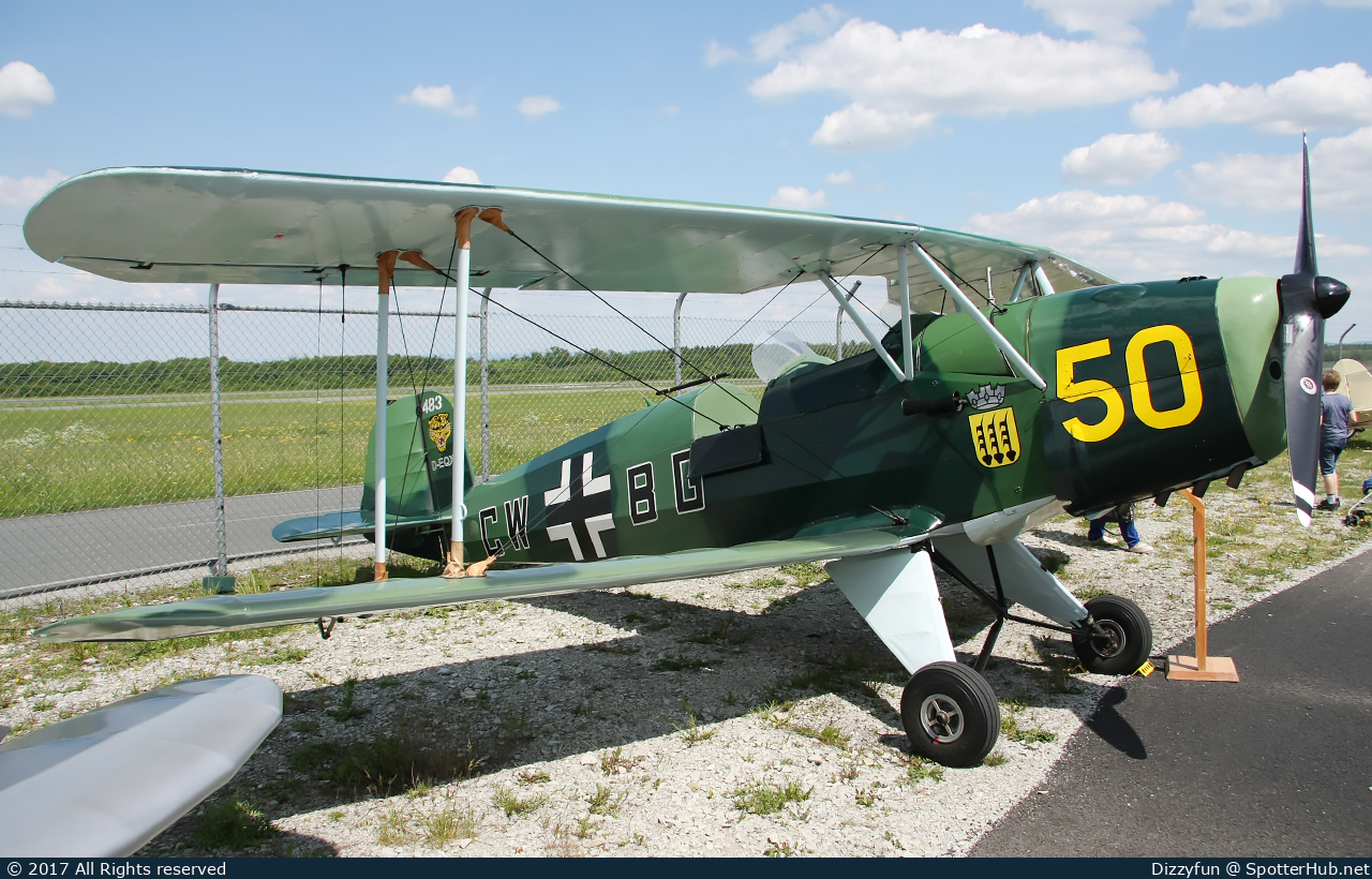 Photo of D-EQXA - CASA 1.131E Jungmann [Bücker Bü 131] operated by Quax-Flieger
