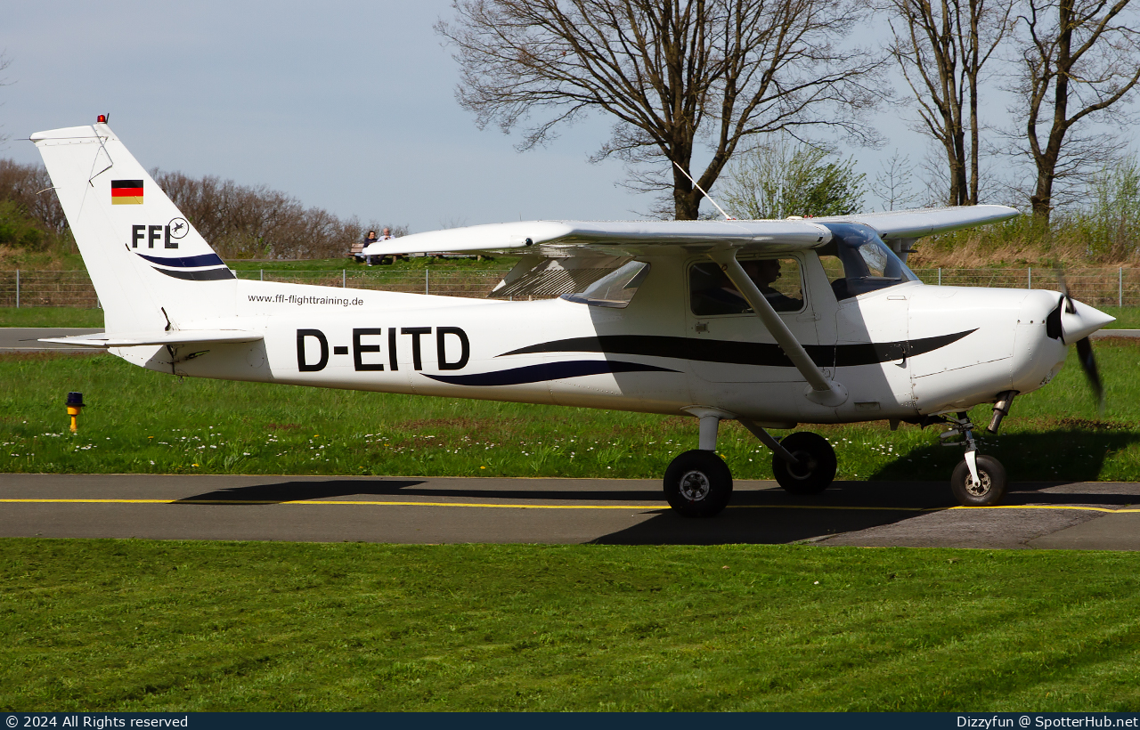 Photo of D-EITD - Reims-Cessna F152 II operated by FFL Flugschule