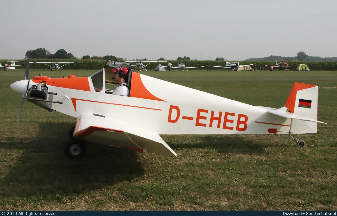 Photo of D-EHEB - Jodel D.92 Bébé operated by Private