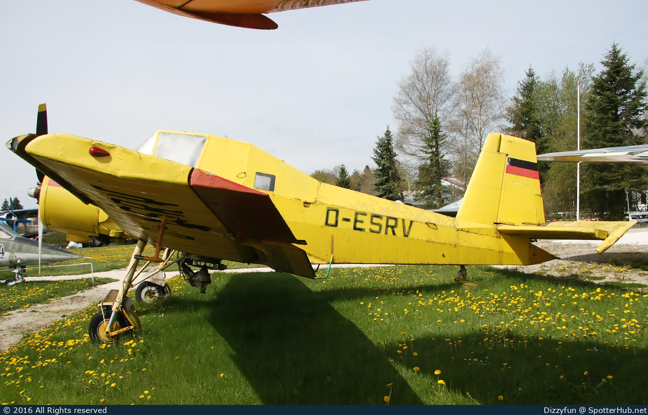 Photo of D-ESRV - Zlín Z-37A Čmelák operated by Internationales Luftfahrt-Museum