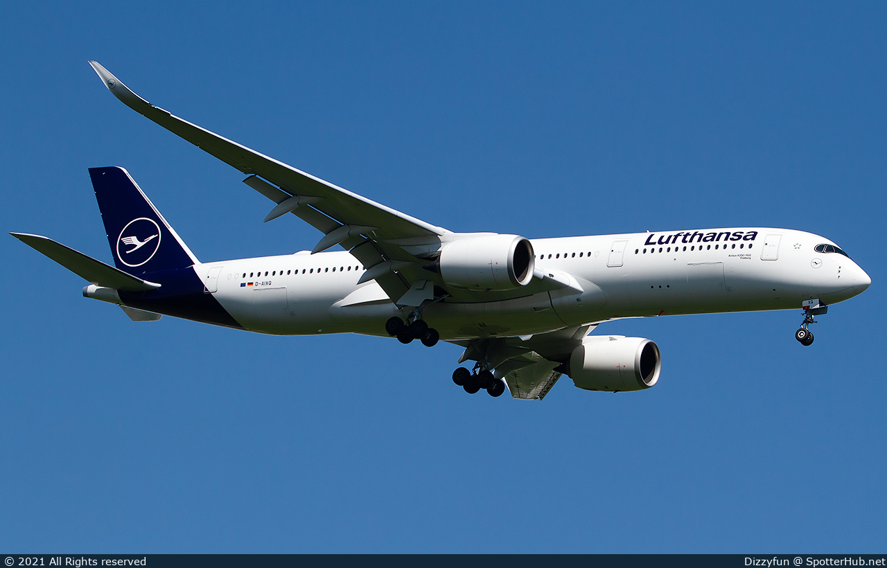 Photo of D-AIXQ - Airbus A350-941 operated by Lufthansa