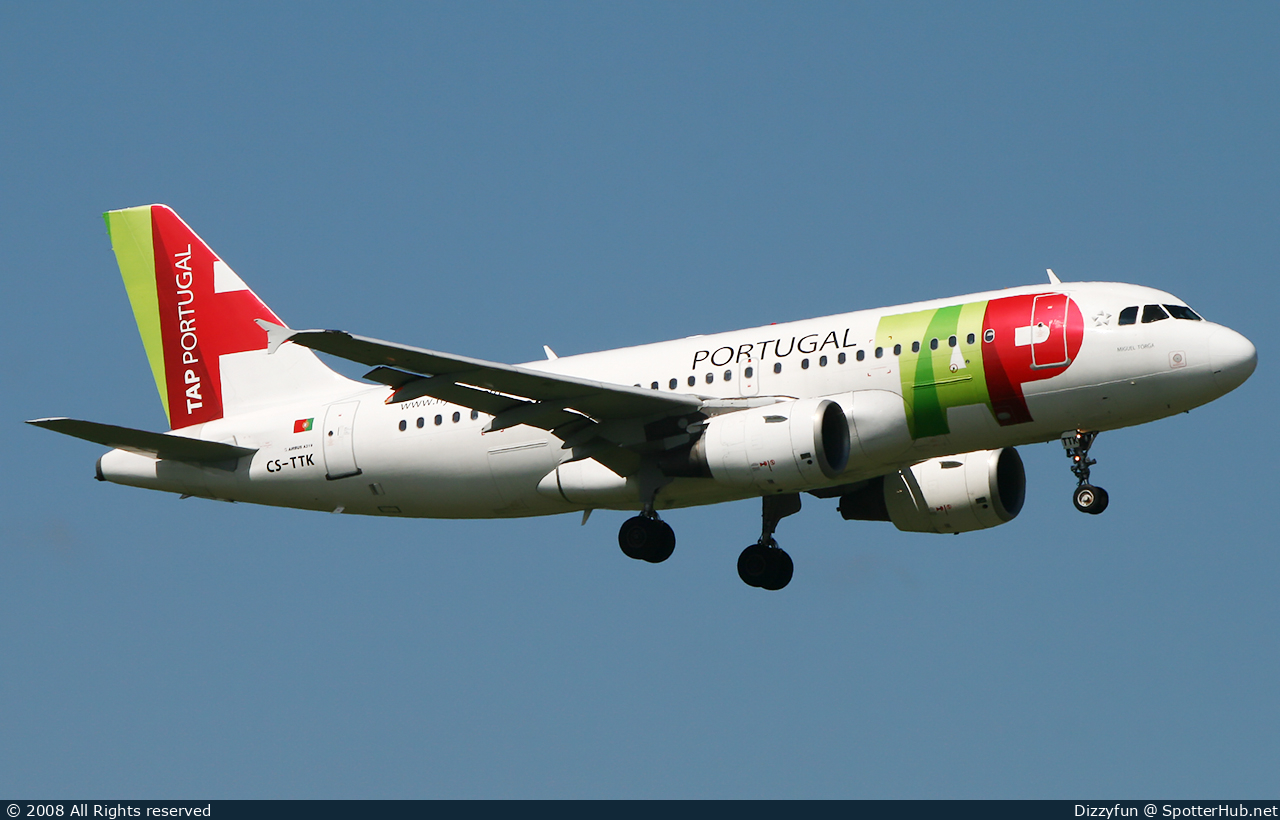 Photo of CS-TTK - Airbus A319-111 operated by TAP Air Portugal