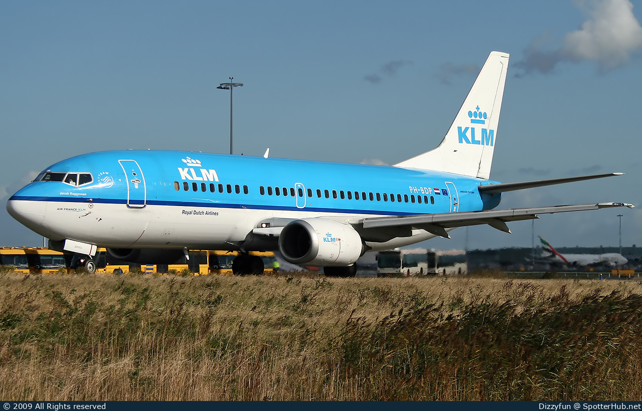 Photo of PH-BDP - Boeing 737-306 operated by KLM Royal Dutch Airlines