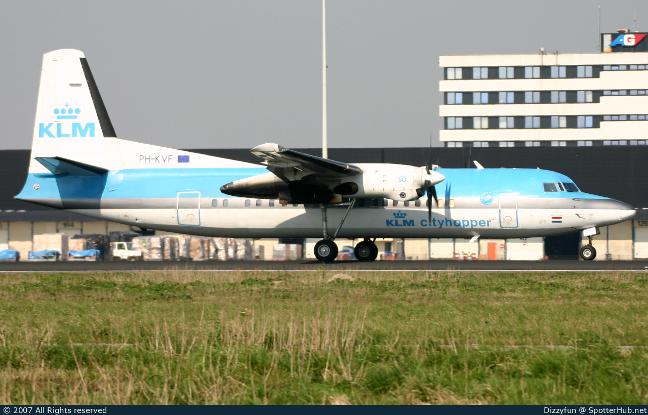 Photo of PH-KVF - Fokker 50 operated by KLM Cityhopper