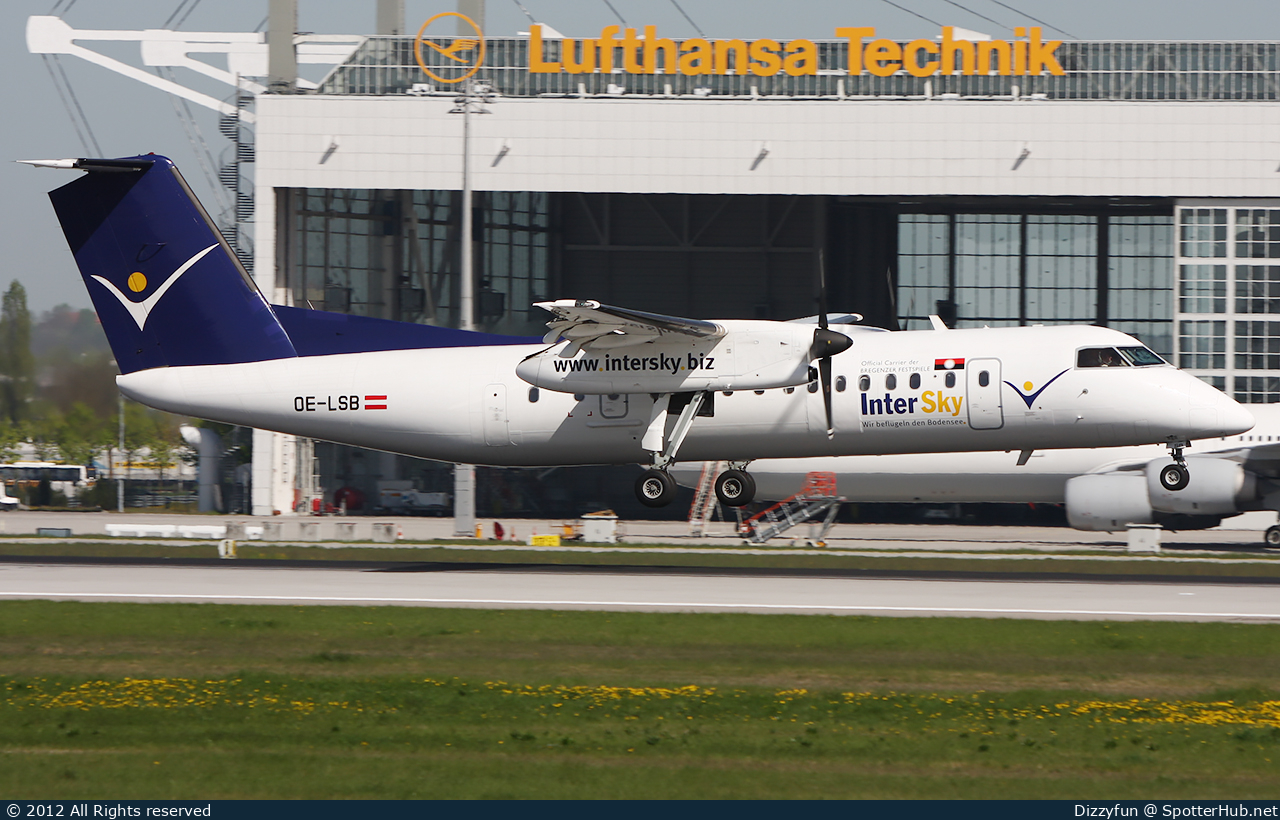 Photo of OE-LSB - Bombardier DHC-8-314 Dash 8 Q300 operated by InterSky