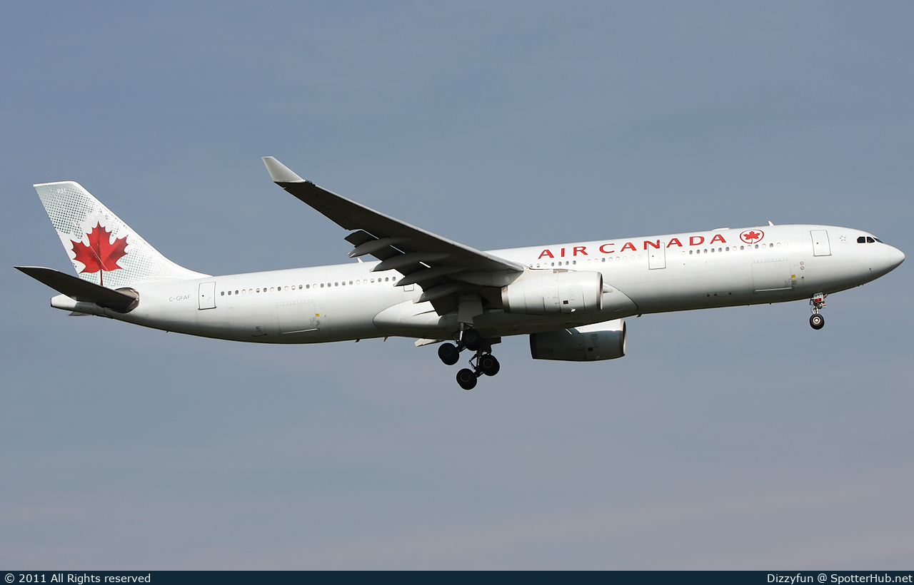 Photo of C-GFAF - Airbus A330-343 operated by Air Canada