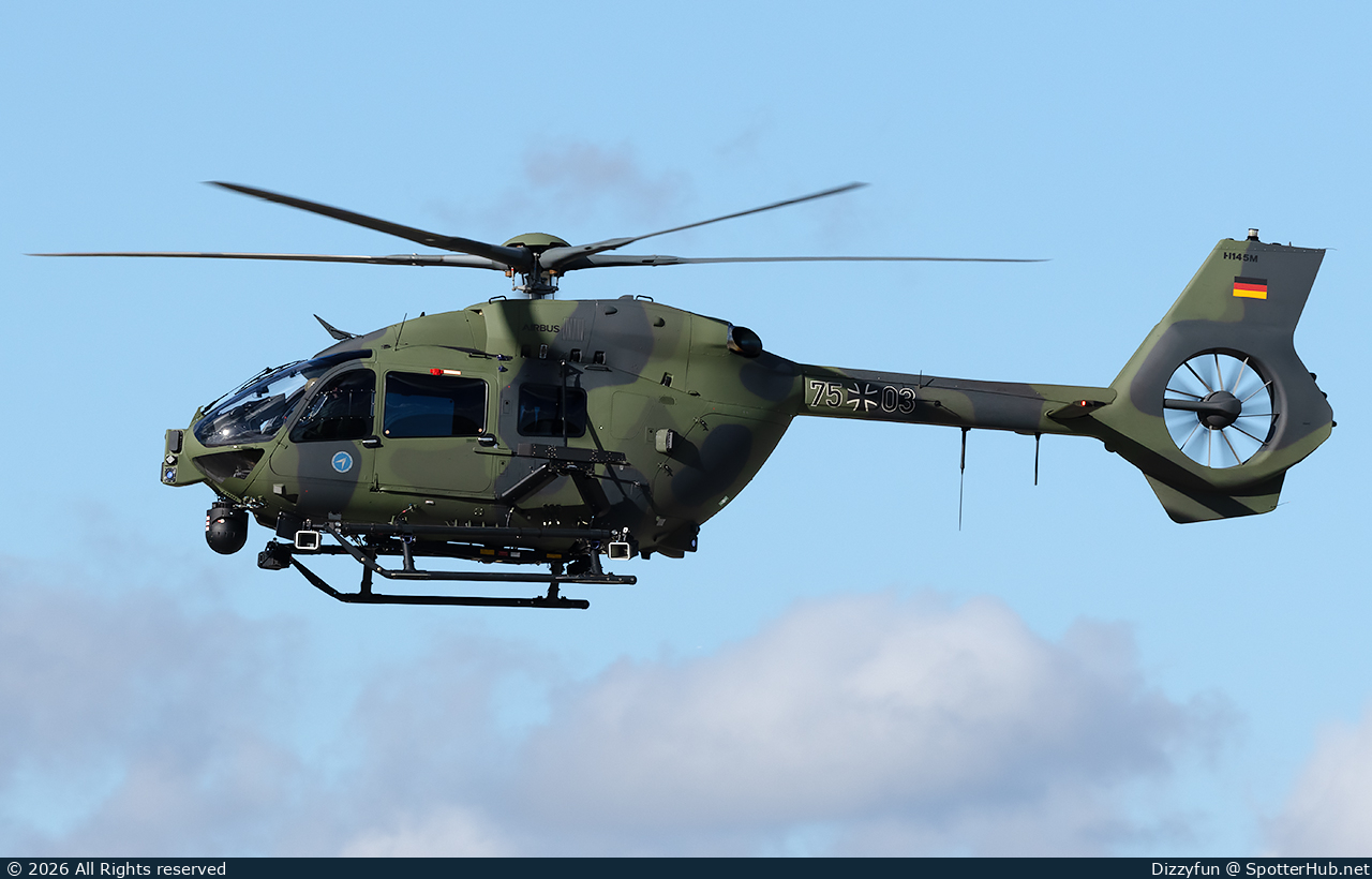 Photo of 75+03 - Airbus Helicopters H145M operated by German Army