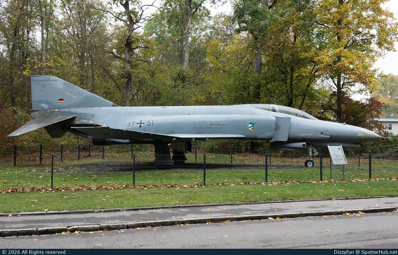 Photo of 37+61 - McDonnell Douglas F-4F Phantom II operated by German Air Force