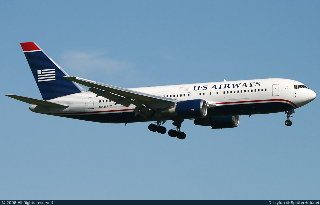 Photo of N248AY - Boeing 767-201(ER) operated by US Airways