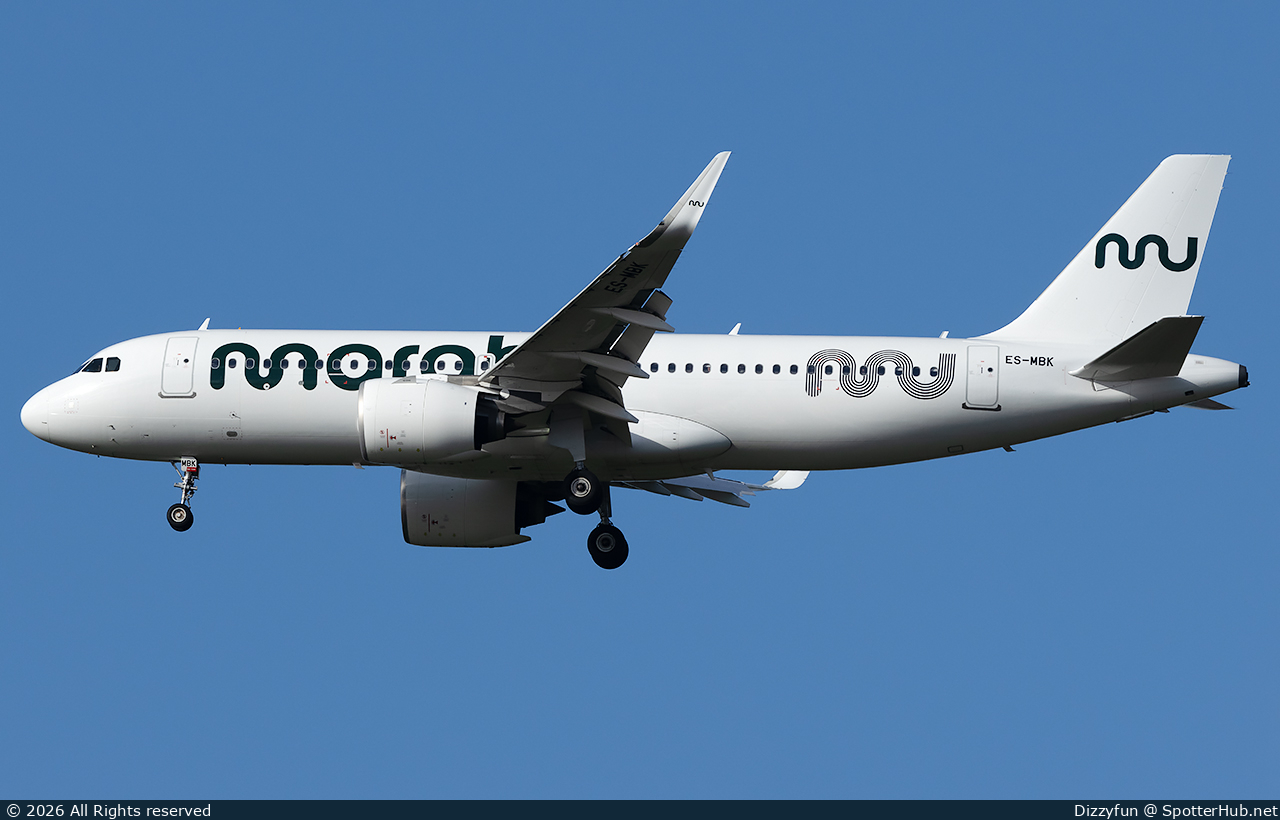 Photo of ES-MBK - Airbus A320-271N operated by Marabu Airlines