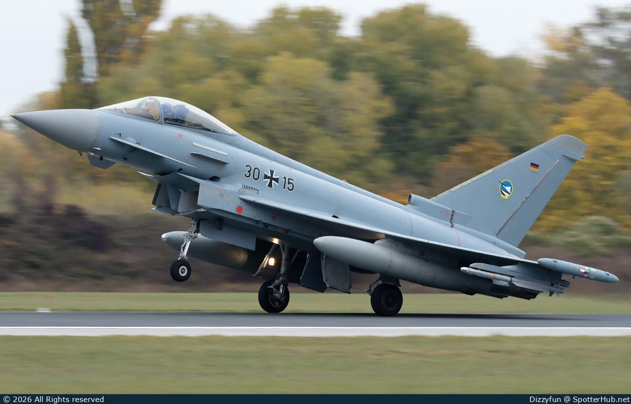 Photo of 30+15 - Eurofighter Typhoon EF-2000 operated by German Air Force