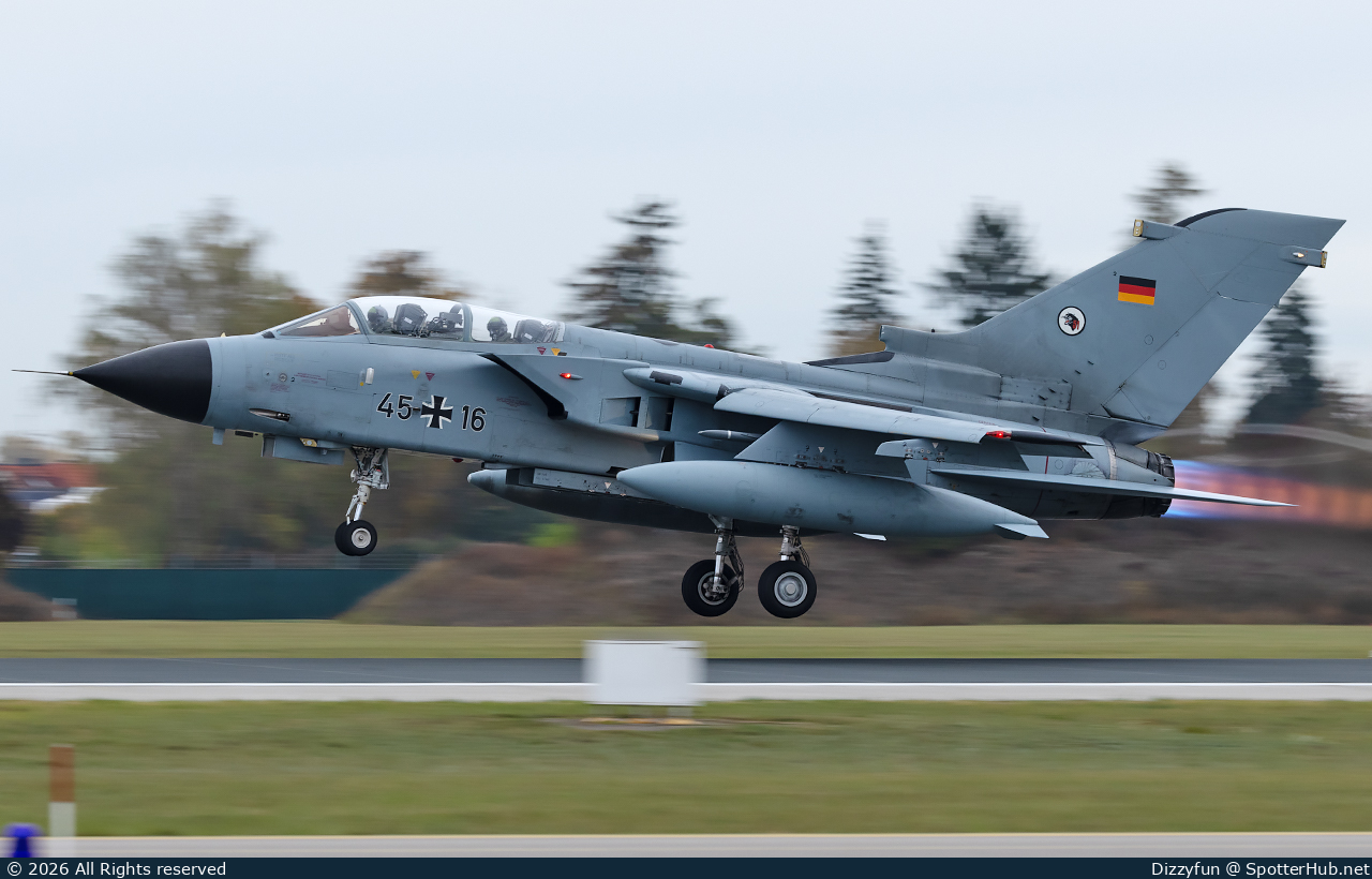 Photo of 45+16 - Panavia Tornado IDS(T) operated by German Air Force