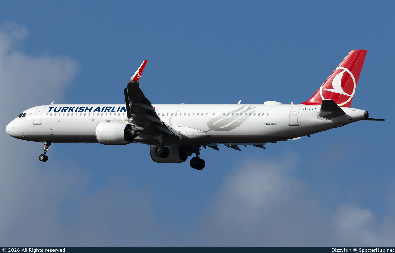 Photo of TC-LTP - Airbus A321-271NX operated by Turkish Airlines