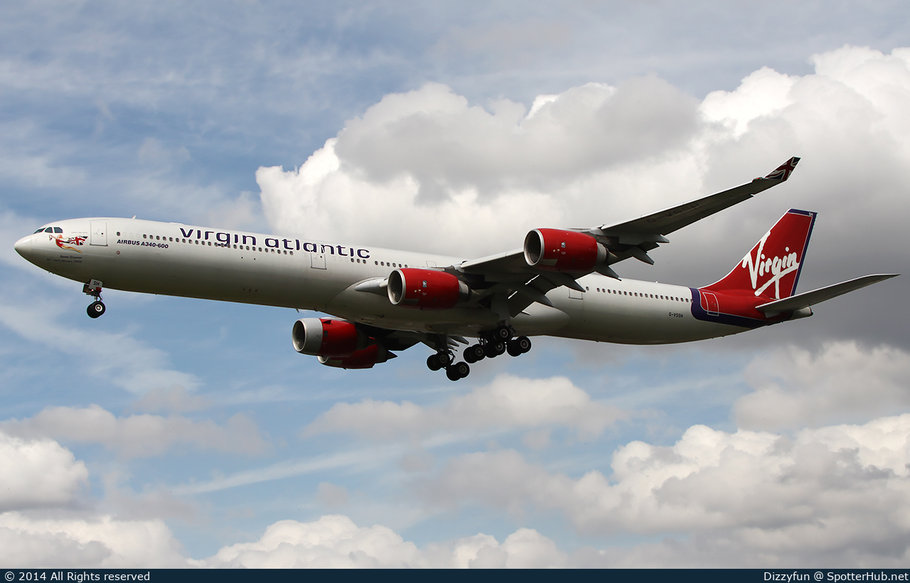 Photo of G-VSSH - Airbus A340-642 operated by Virgin Atlantic Airways