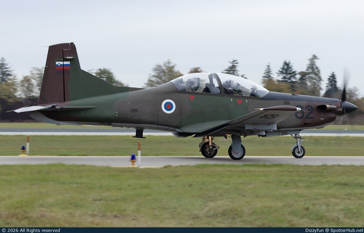 Photo of L9-62 - Pilatus PC-9M operated by Slovenian Air Force