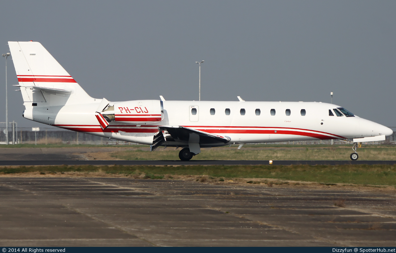 Photo of PH-CIJ - Cessna 680 Citation Sovereign operated by Cartier