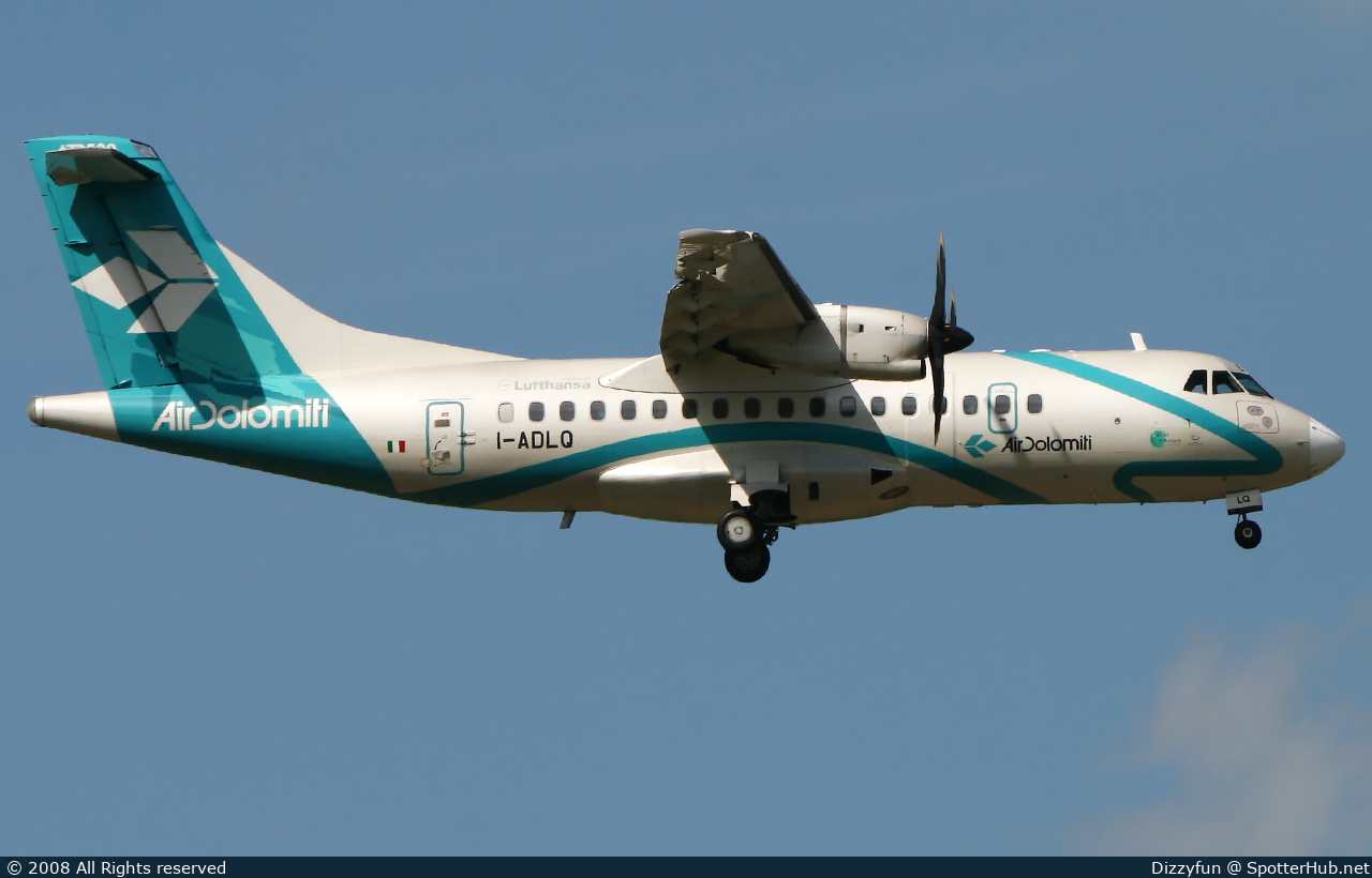 Photo of I-ADLQ - ATR 42-500 operated by Air Dolomiti