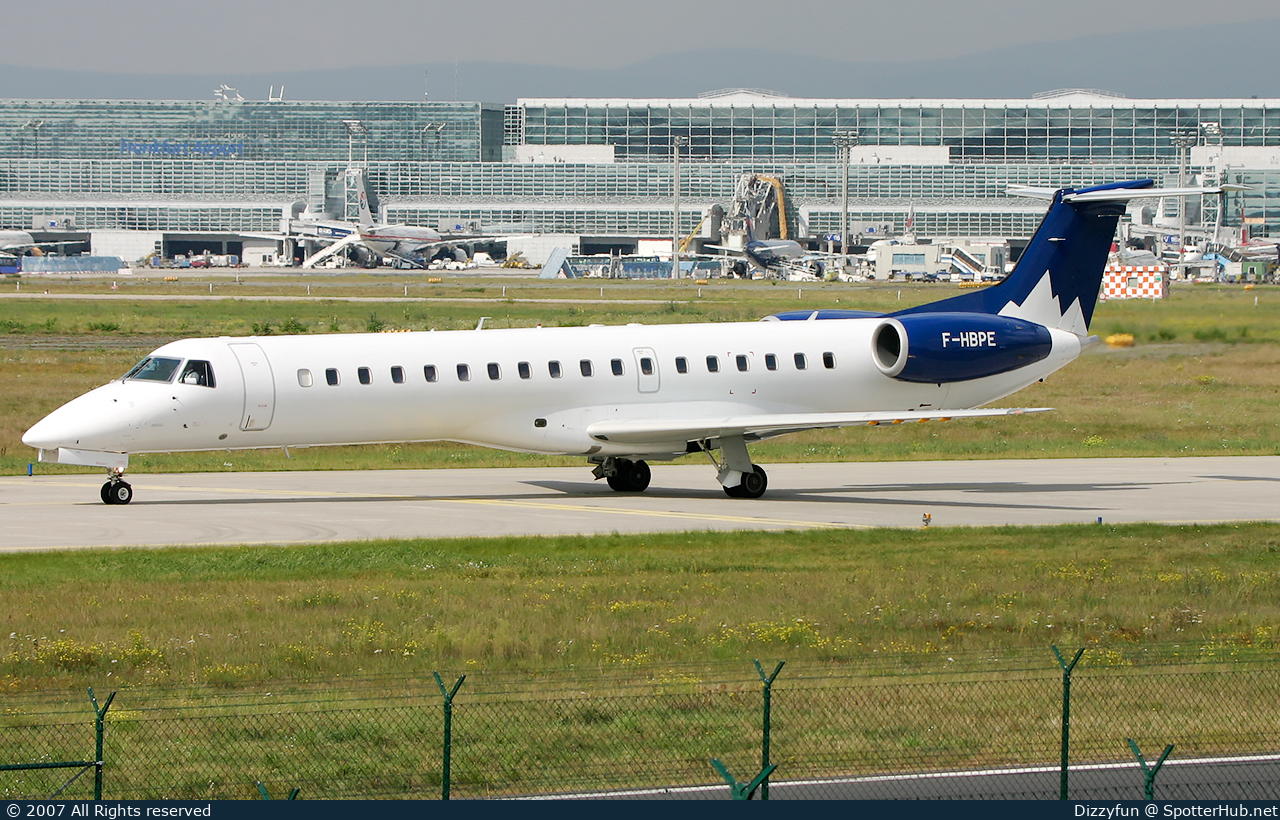 Photo of F-HBPE - Embraer ERJ-145LR operated by Pan Européenne Air Service