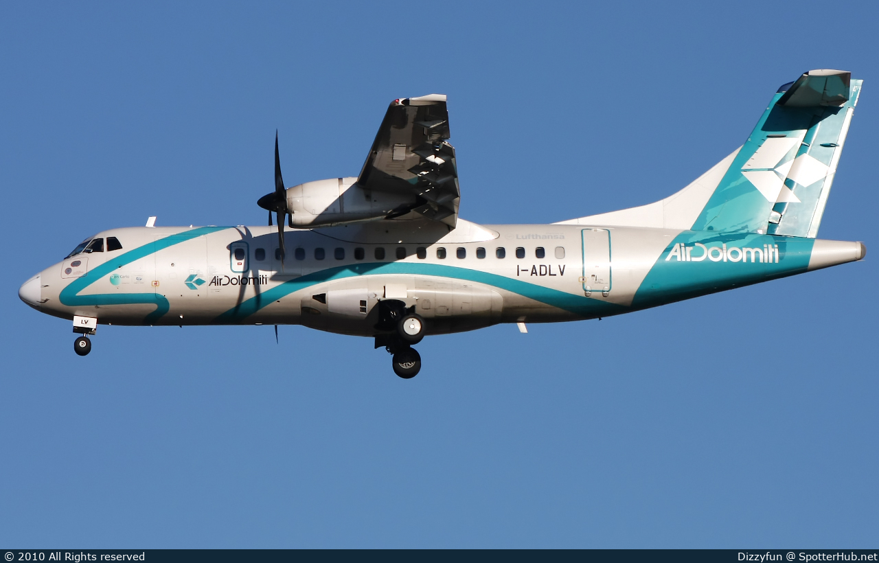 Photo of I-ADLV - ATR 42-500 operated by Air Dolomiti