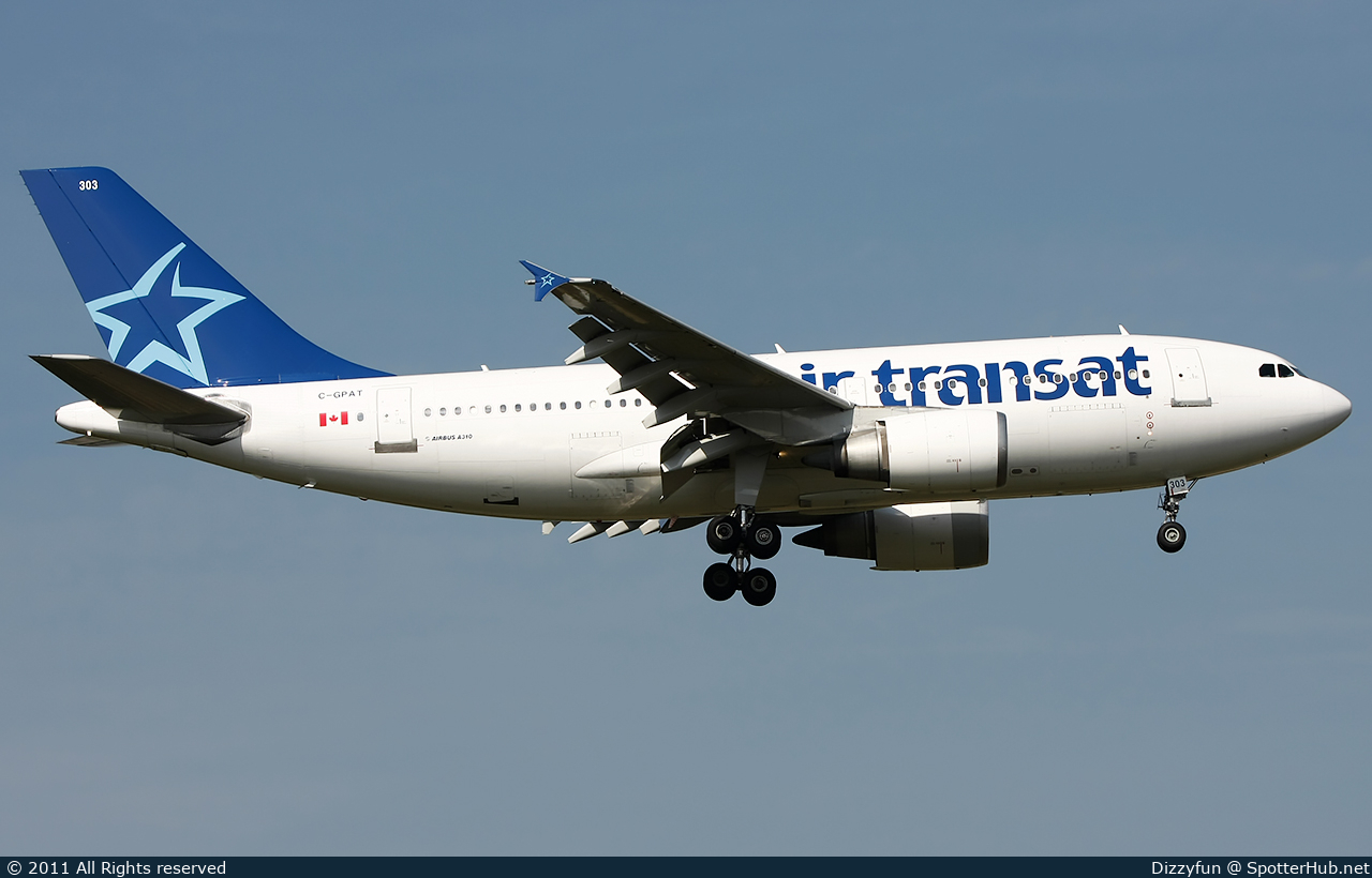 Photo of C-GPAT - Airbus A310-308 operated by Air Transat