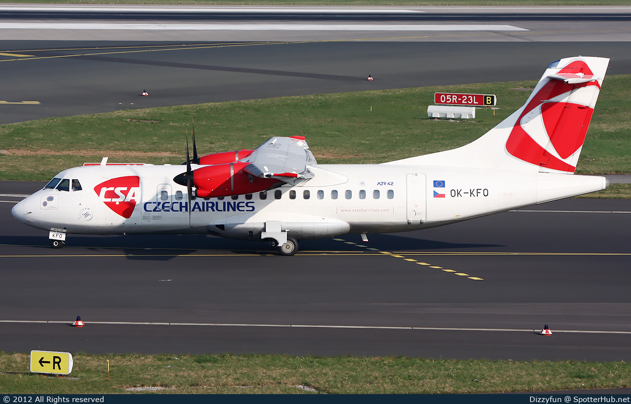 Photo of OK-KFO - ATR 42-500 operated by CSA Czech Airlines