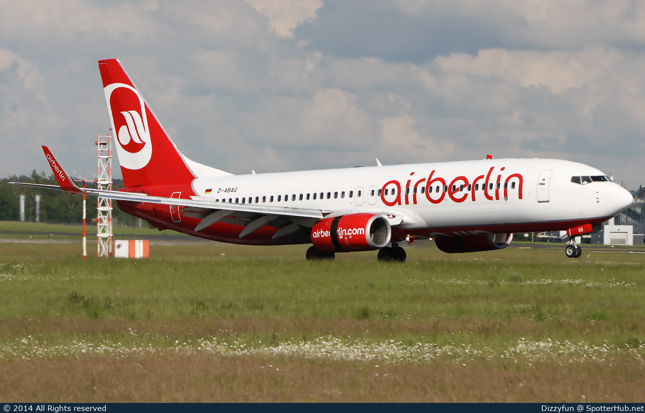 Photo of D-ABAG - Boeing 737-86J operated by Air Berlin