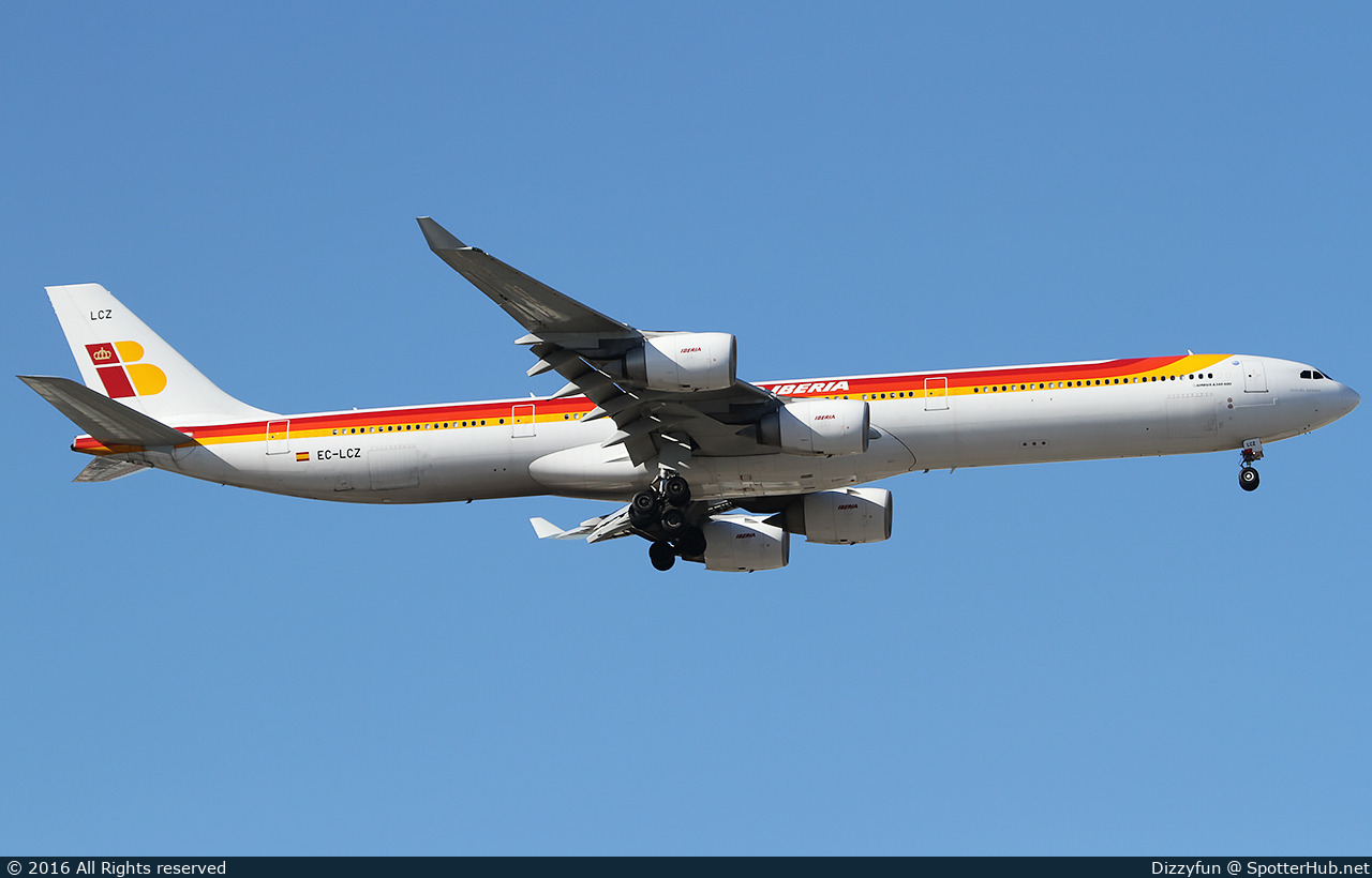 Photo of EC-LCZ - Airbus A340-642 operated by Iberia