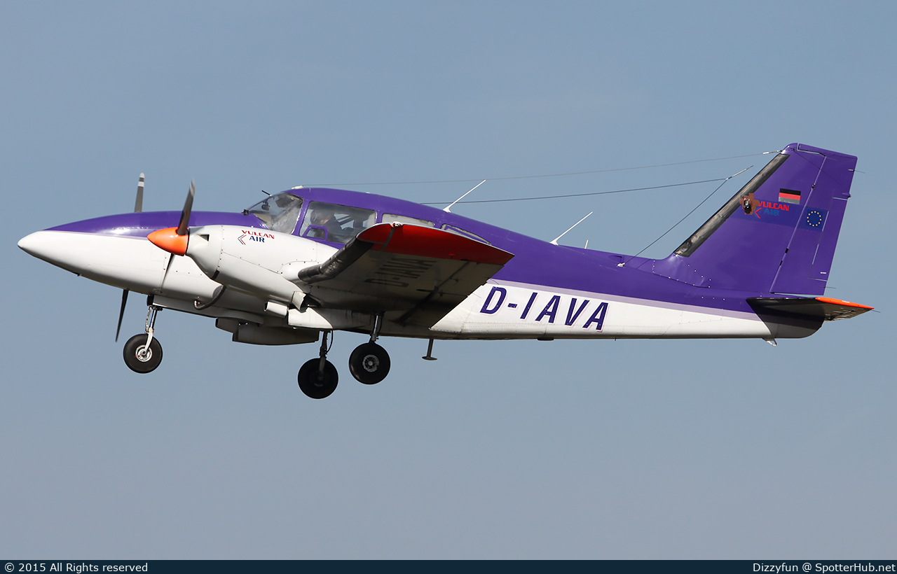 Photo of D-IAVA - Piper PA-23-250 Aztec E operated by Vulcan Airservice
