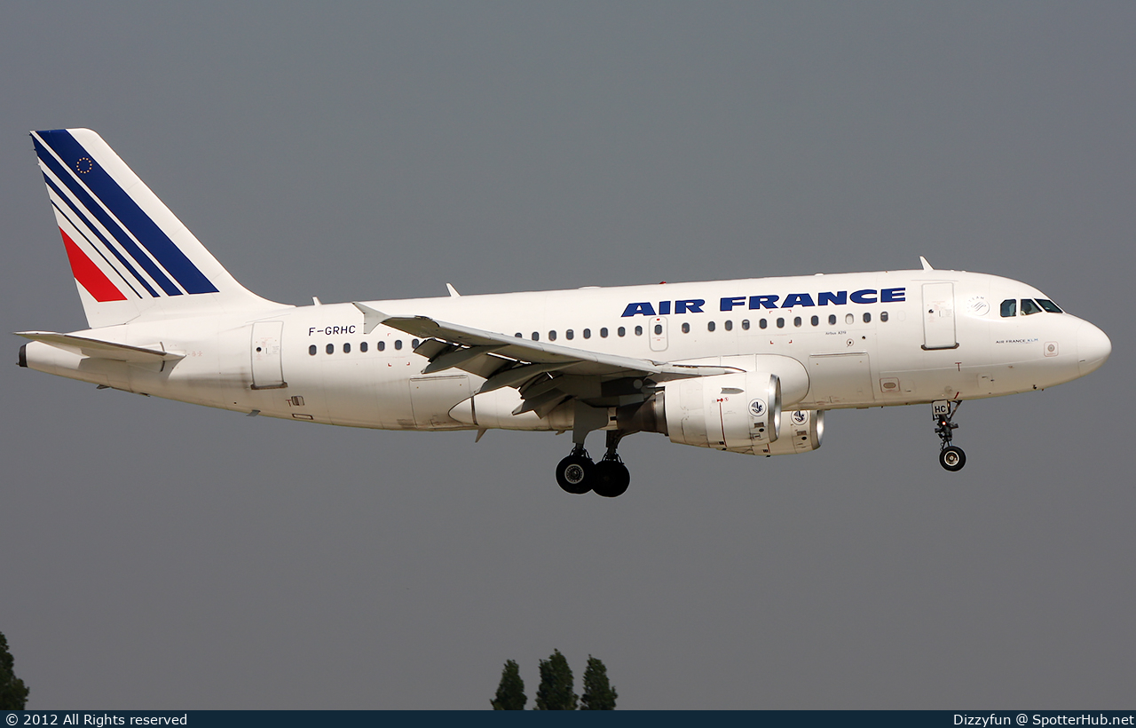 Photo of F-GRHC - Airbus A319-111 operated by Air France