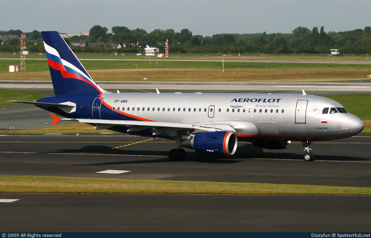 Photo of VP-BWK - Airbus A319-111 operated by Aeroflot