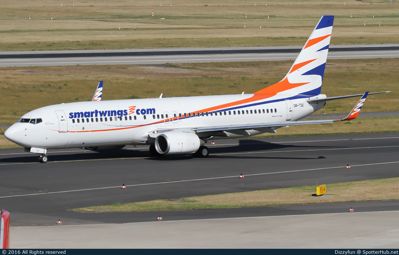 Photo of OM-TSG - Boeing 737-82R operated by SmartWings Slovakia