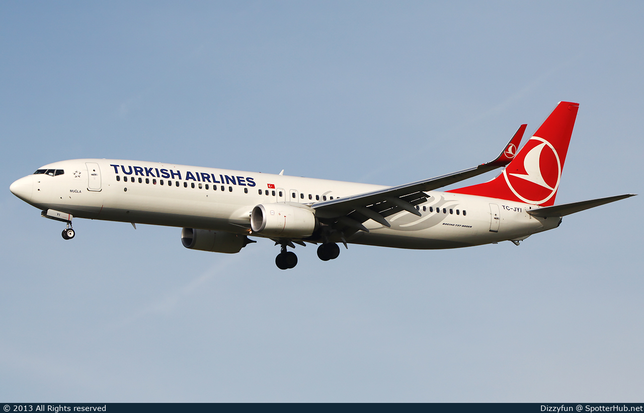 Photo of TC-JYI - Boeing 737-9F2(ER) operated by Turkish Airlines