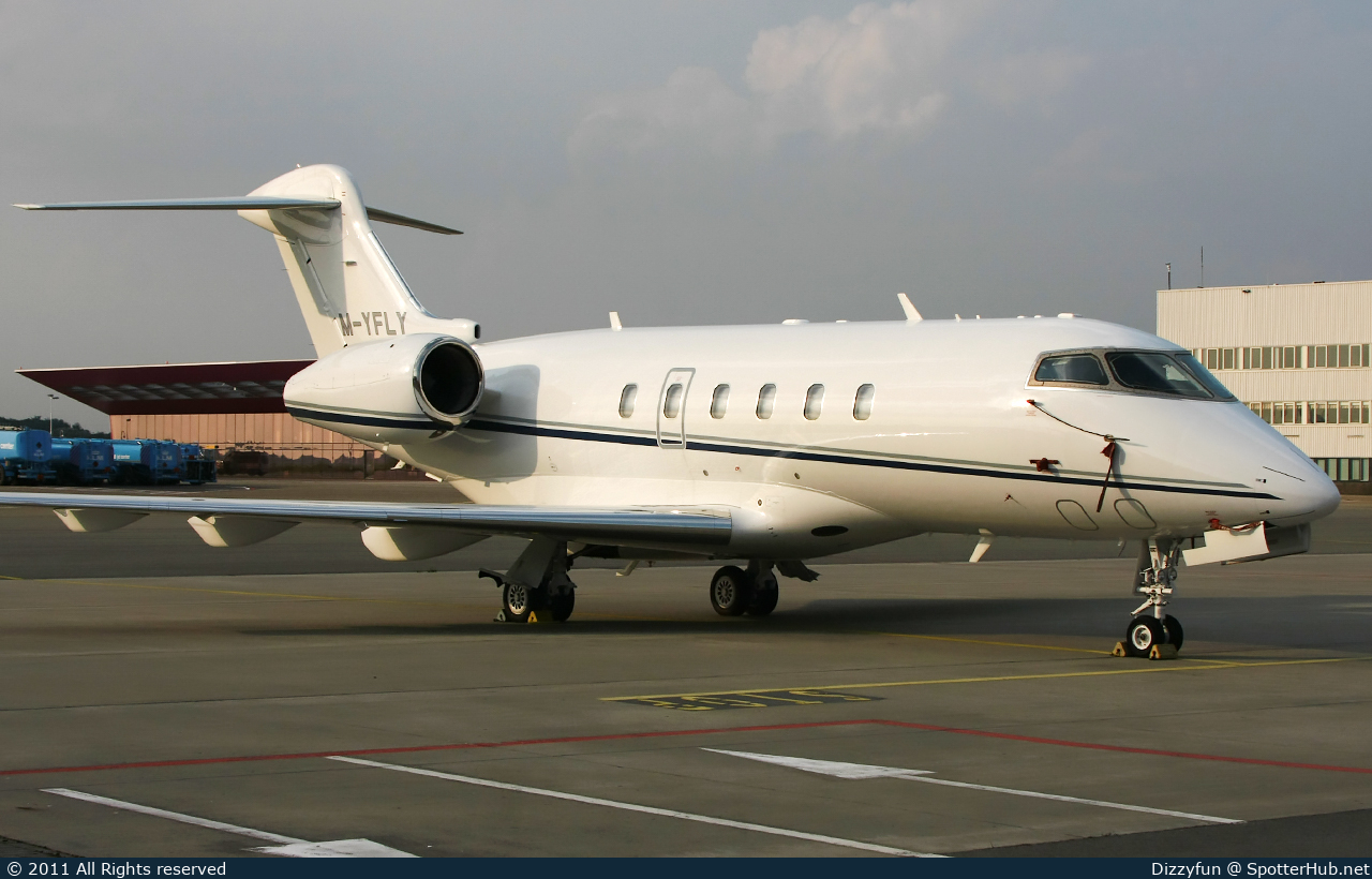 Photo of M-YFLY - Bombardier Challenger 300 operated by Private
