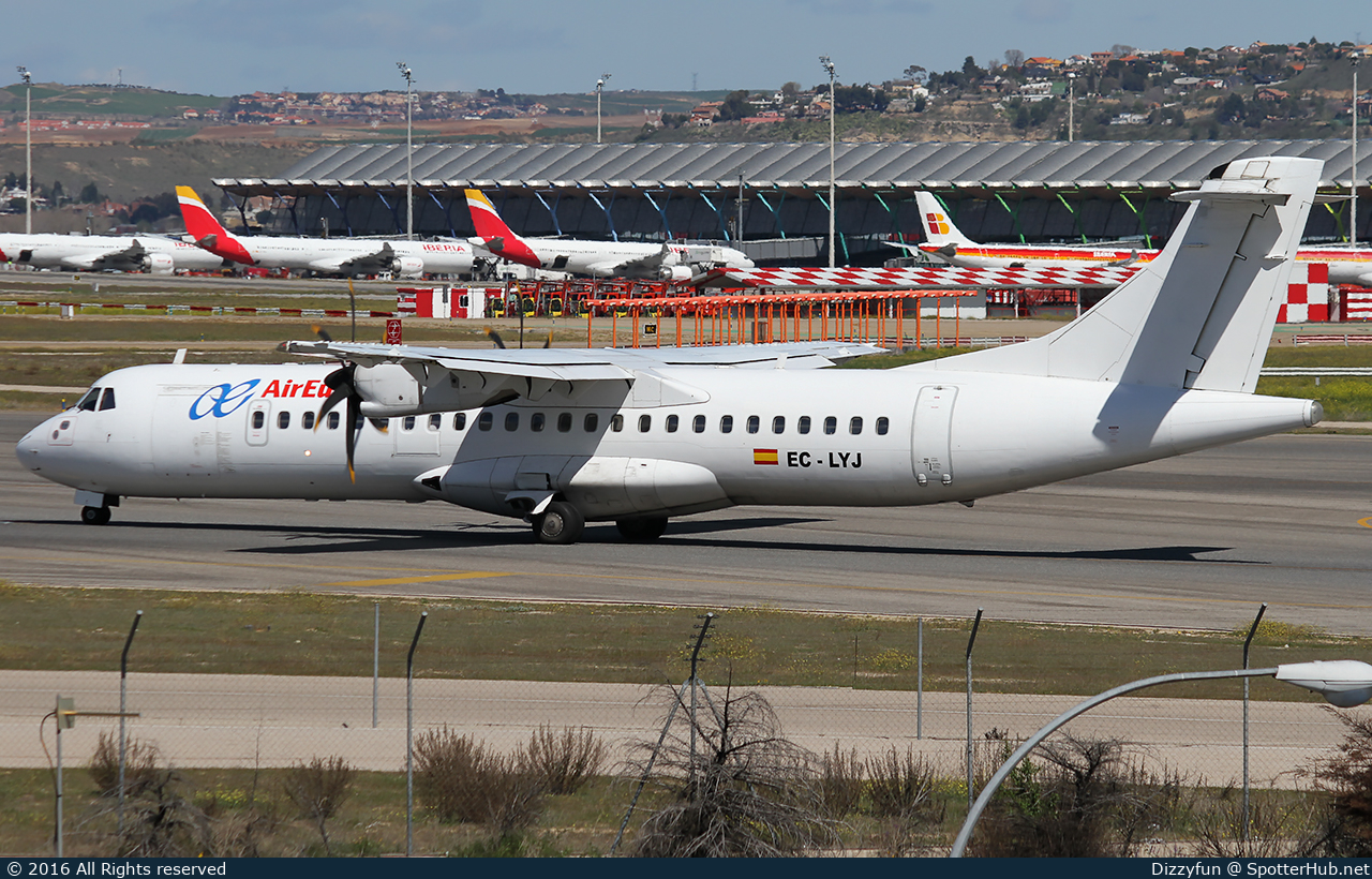 Photo of EC-LYJ - ATR 72-500 operated by Air Europa (opb Swiftair)
