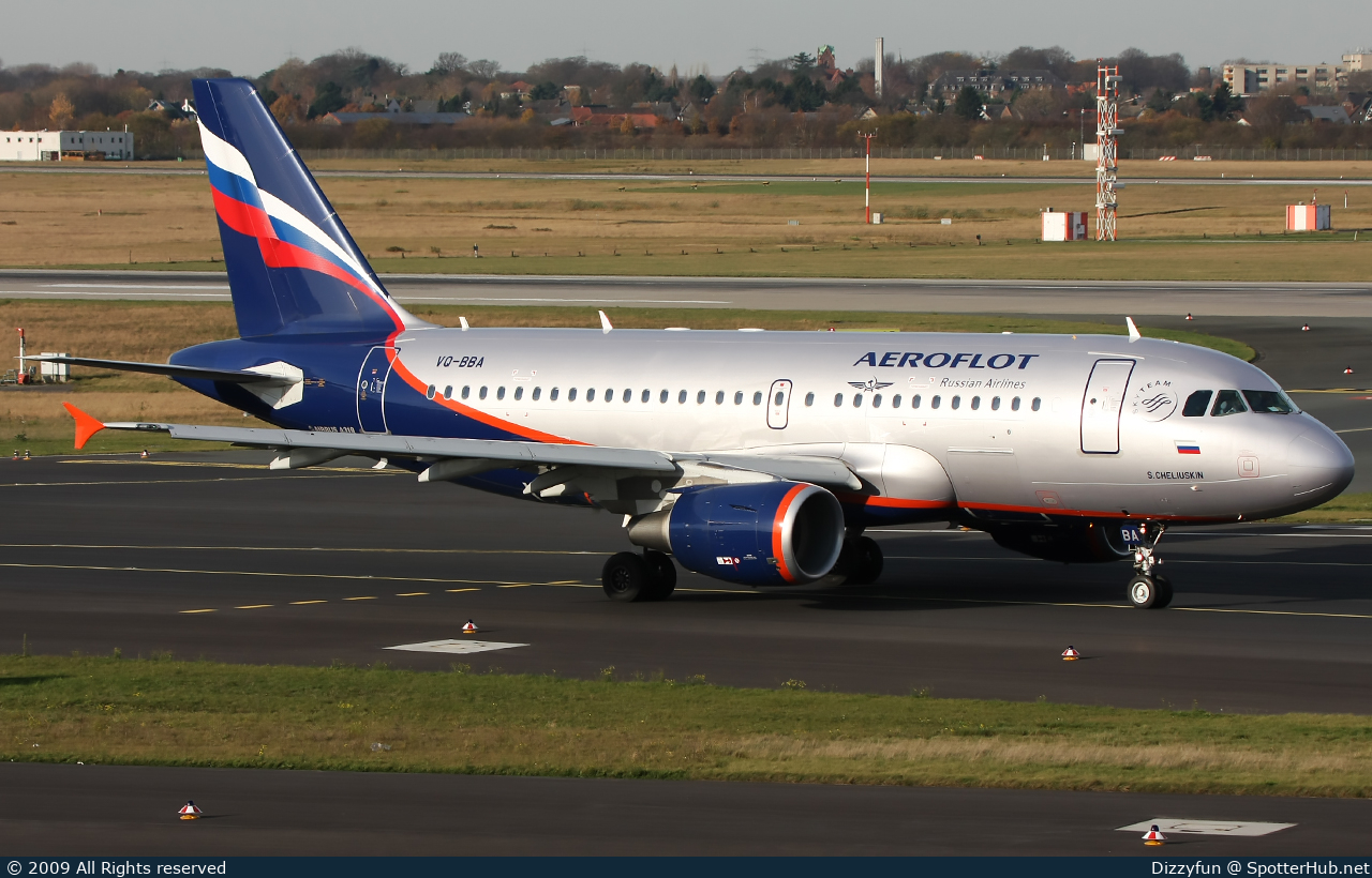 Photo of VQ-BBA - Airbus A319-111 operated by Aeroflot