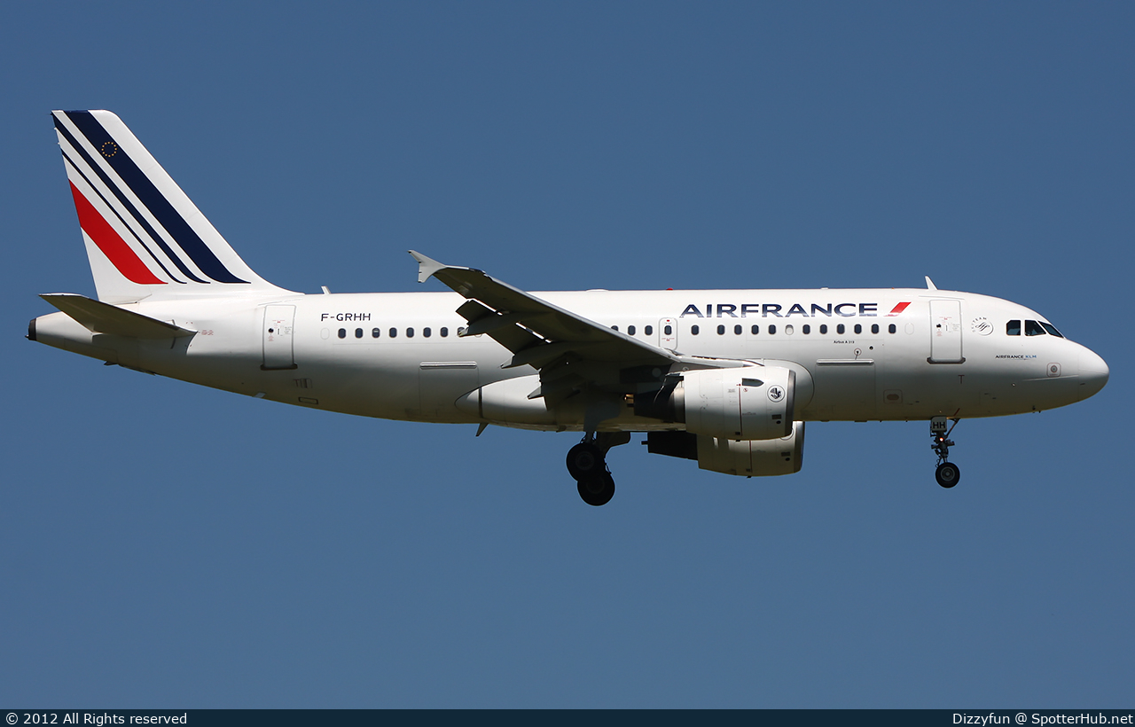 Photo of F-GRHH - Airbus A319-111 operated by Air France