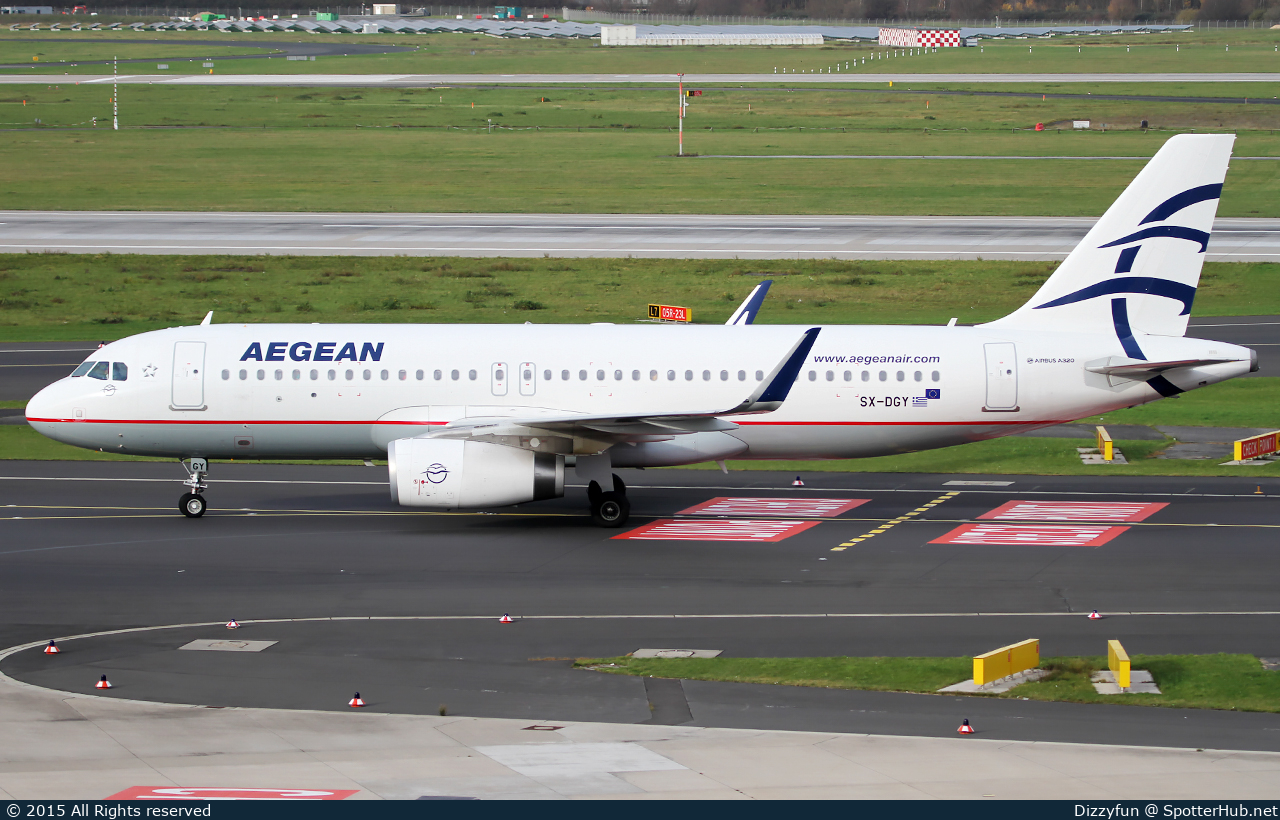 Photo of SX-DGY - Airbus A320-232 operated by Aegean Airlines