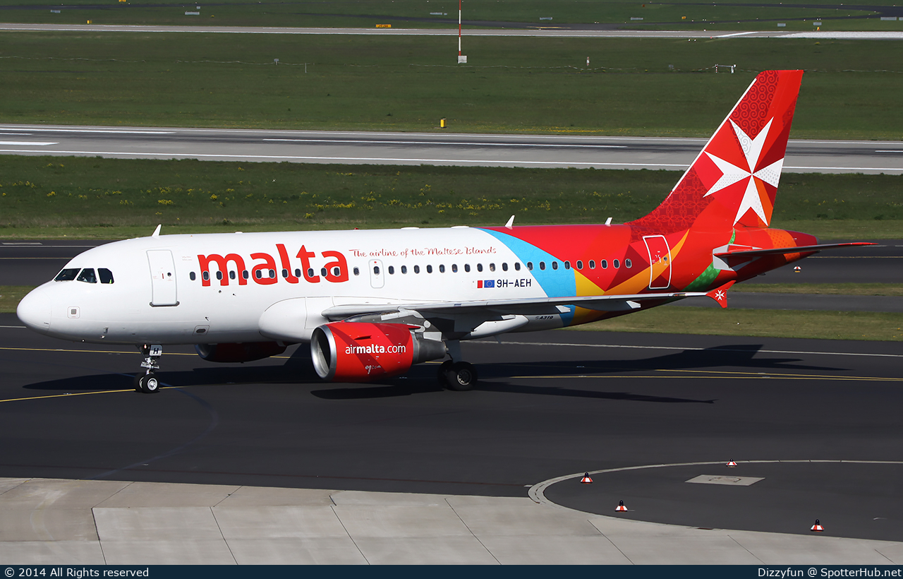 Photo of 9H-AEH - Airbus A319-112 operated by Air Malta