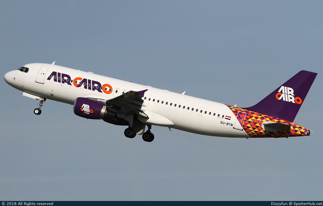 Photo of SU-BTM - Airbus A320-214 operated by Air Cairo