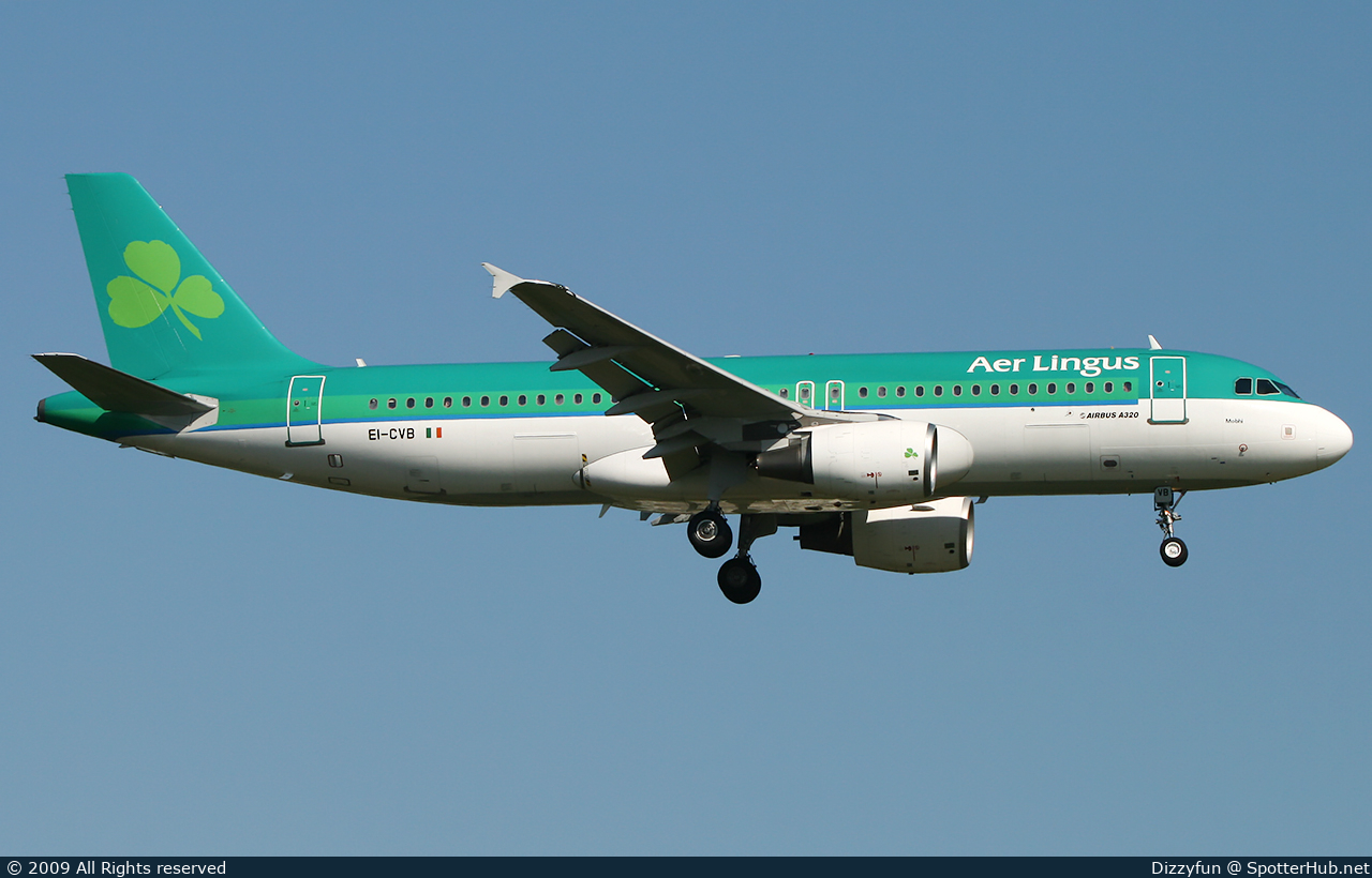 Photo of EI-CVB - Airbus A320-214 operated by Aer Lingus