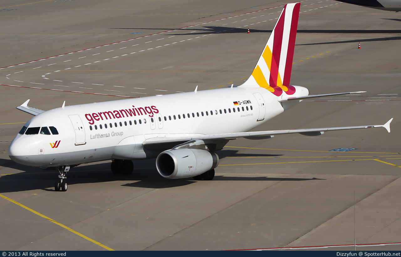 Photo of D-AGWN - Airbus A319-132 operated by Germanwings