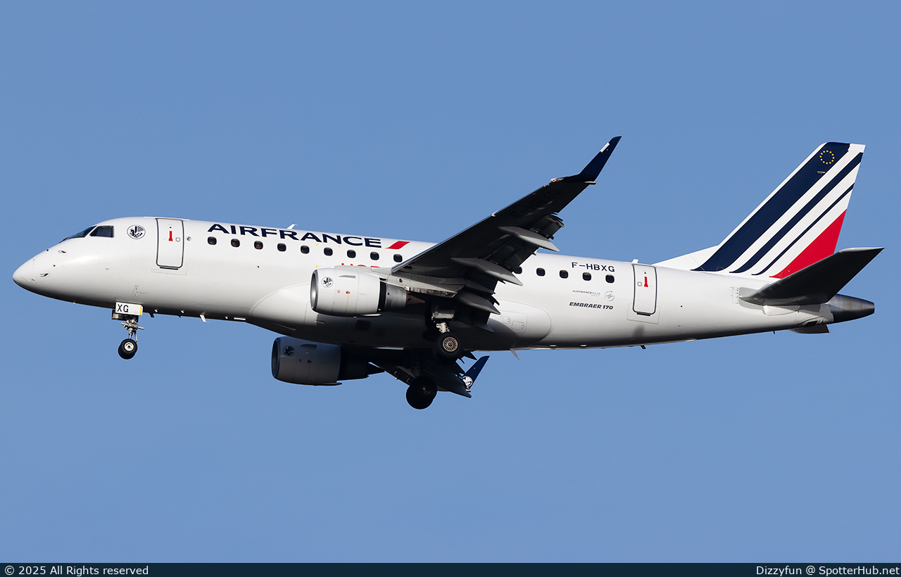 Photo of F-HBXG - Embraer ERJ-170STD operated by Air France HOP