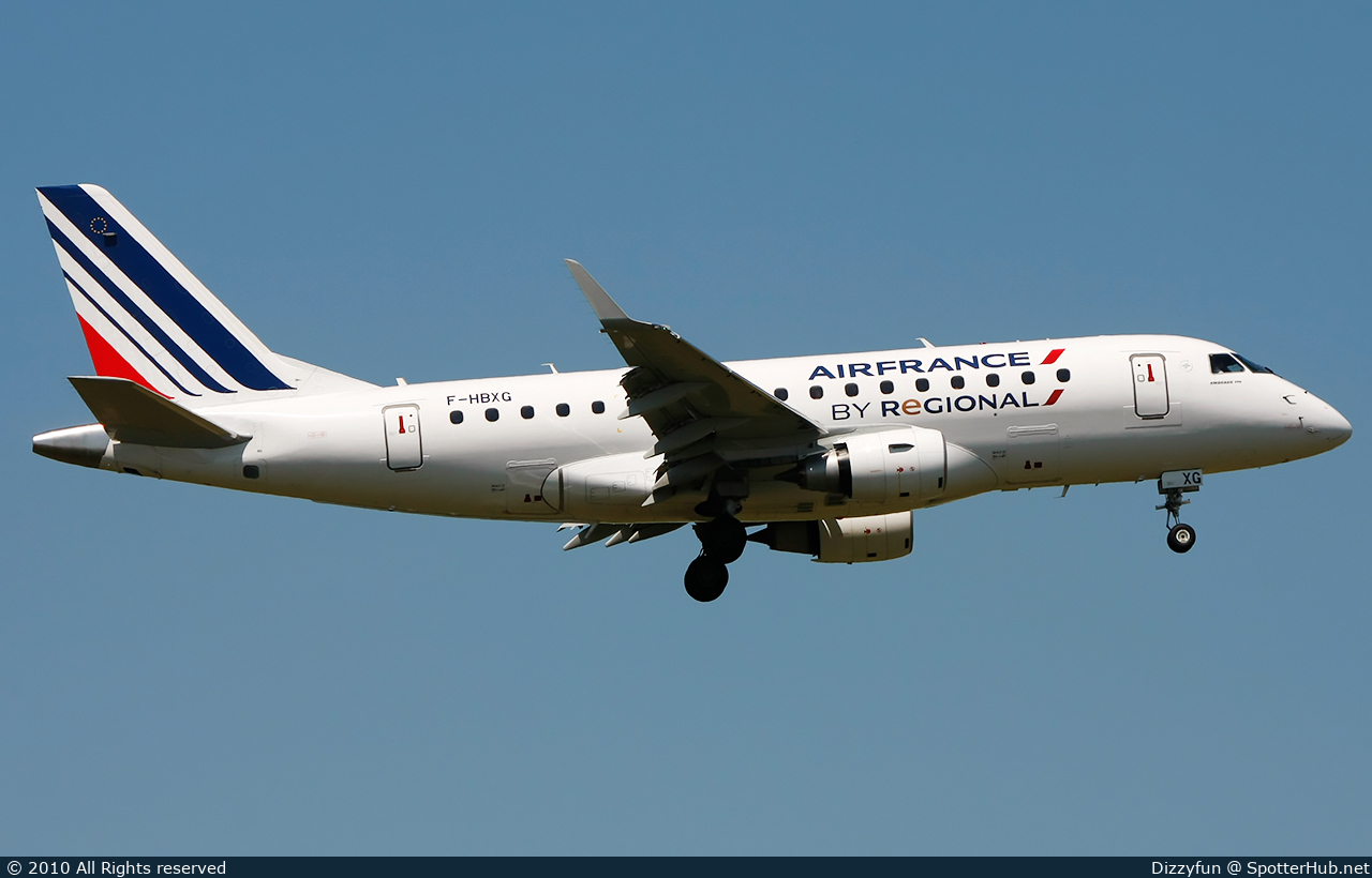 Photo of F-HBXG - Embraer ERJ-170STD operated by Air France (opb Régional)
