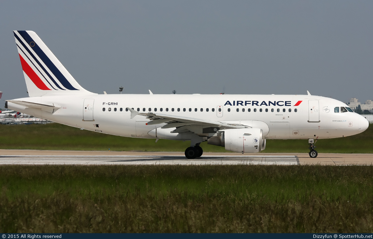 Photo of F-GRHI - Airbus A319-111 operated by Air France