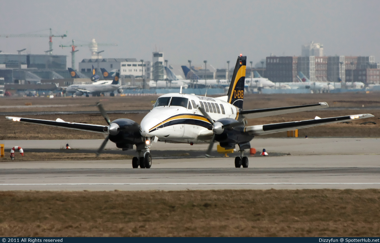 Photo of D-IEXB - Beechcraft 99 Airliner operated by Nightexpress