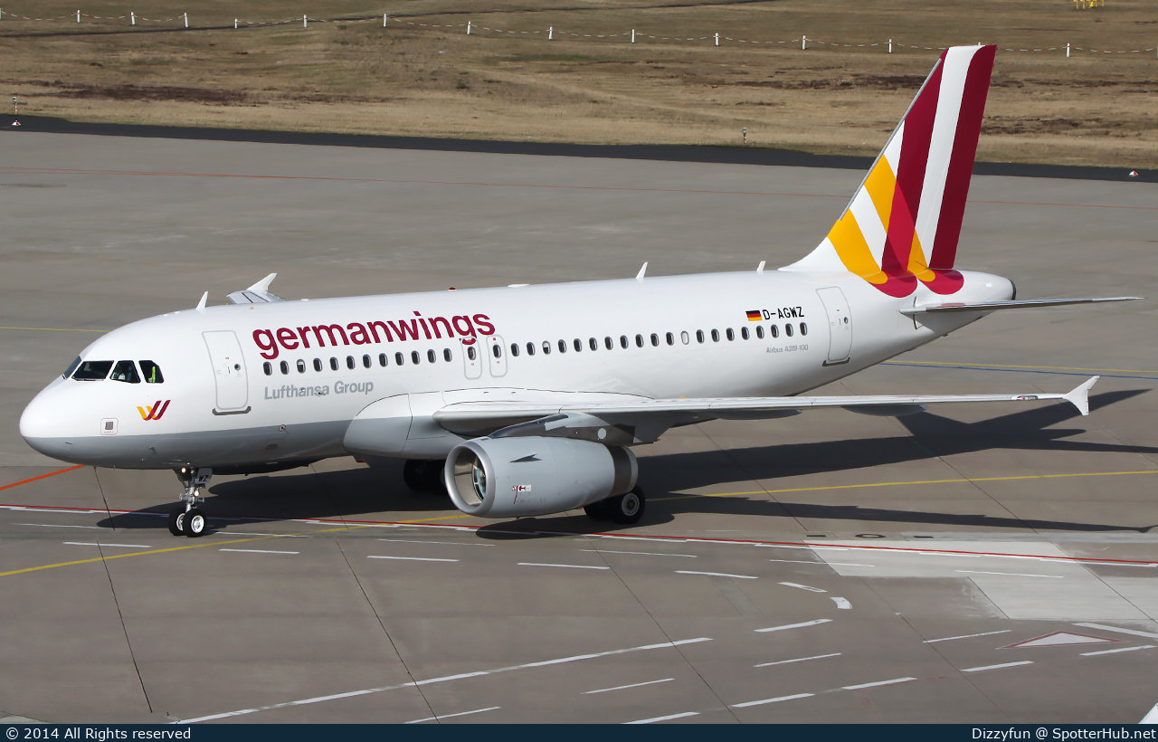 Photo of D-AGWZ - Airbus A319-132 operated by Germanwings