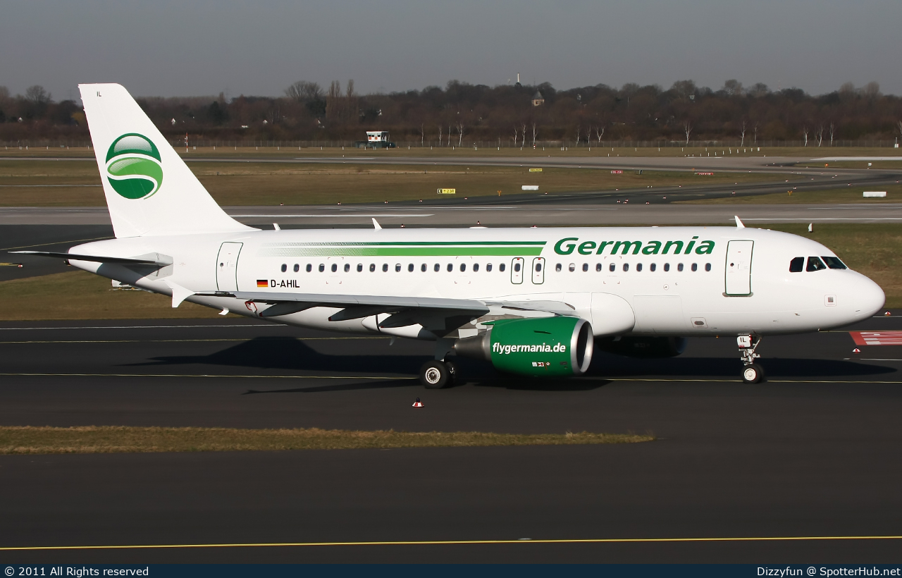 Photo of D-AHIL - Airbus A319-112 operated by Germania