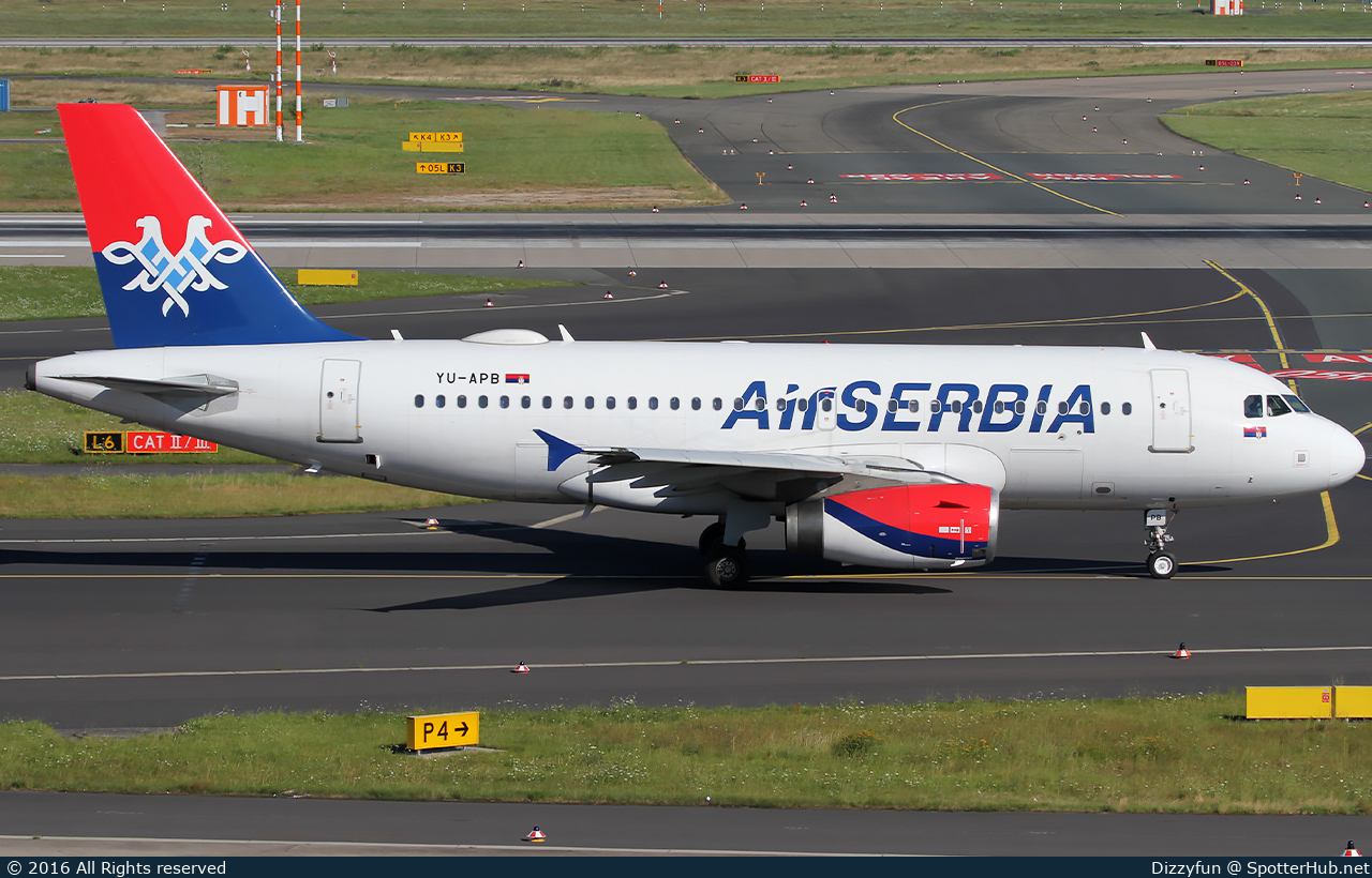 Photo of YU-APB - Airbus A319-132 operated by Air Serbia