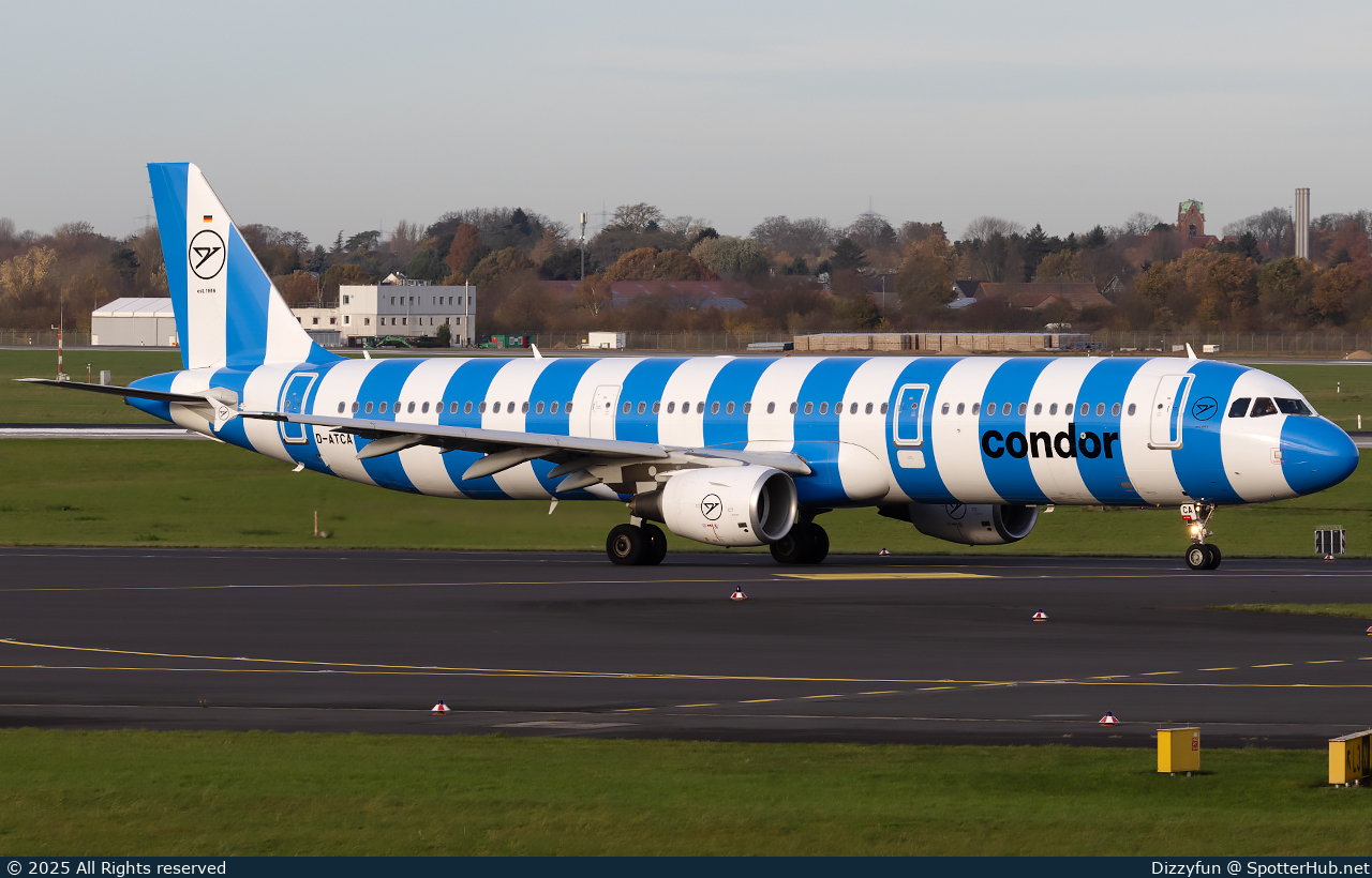 Photo of D-ATCA - Airbus A321-211 operated by Condor
